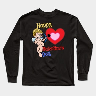 Donald Trump valentines day funny cupid goofy popular trends Long Sleeve T-Shirt